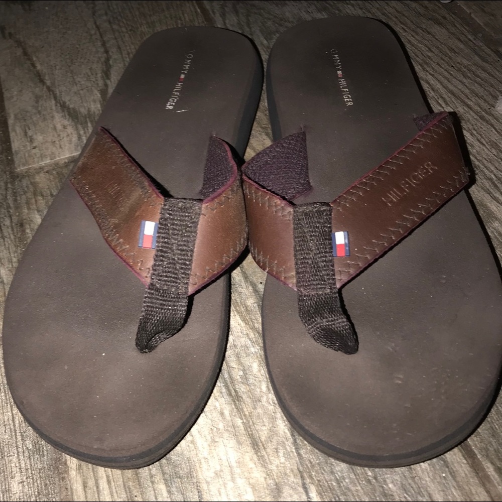 Brown TOMMY HILFIGER” sandals
